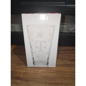 T-Mobile Tuesdays Christmas Holiday 16 oz Glass Cup-NEW (In Box)
